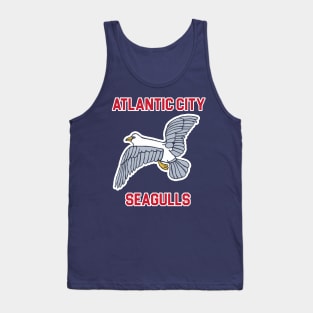 Atlantic City Seagulls )( Retro Throwback Basketball Team Tank Top